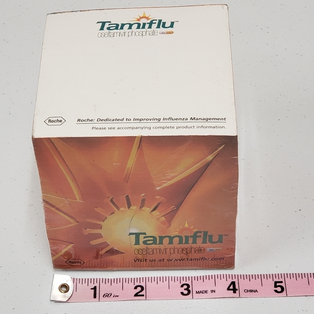 Tamiflu Note Cube Pharmaceutical Drug Rep Advertising Paper Promo - Picture 6 of 8